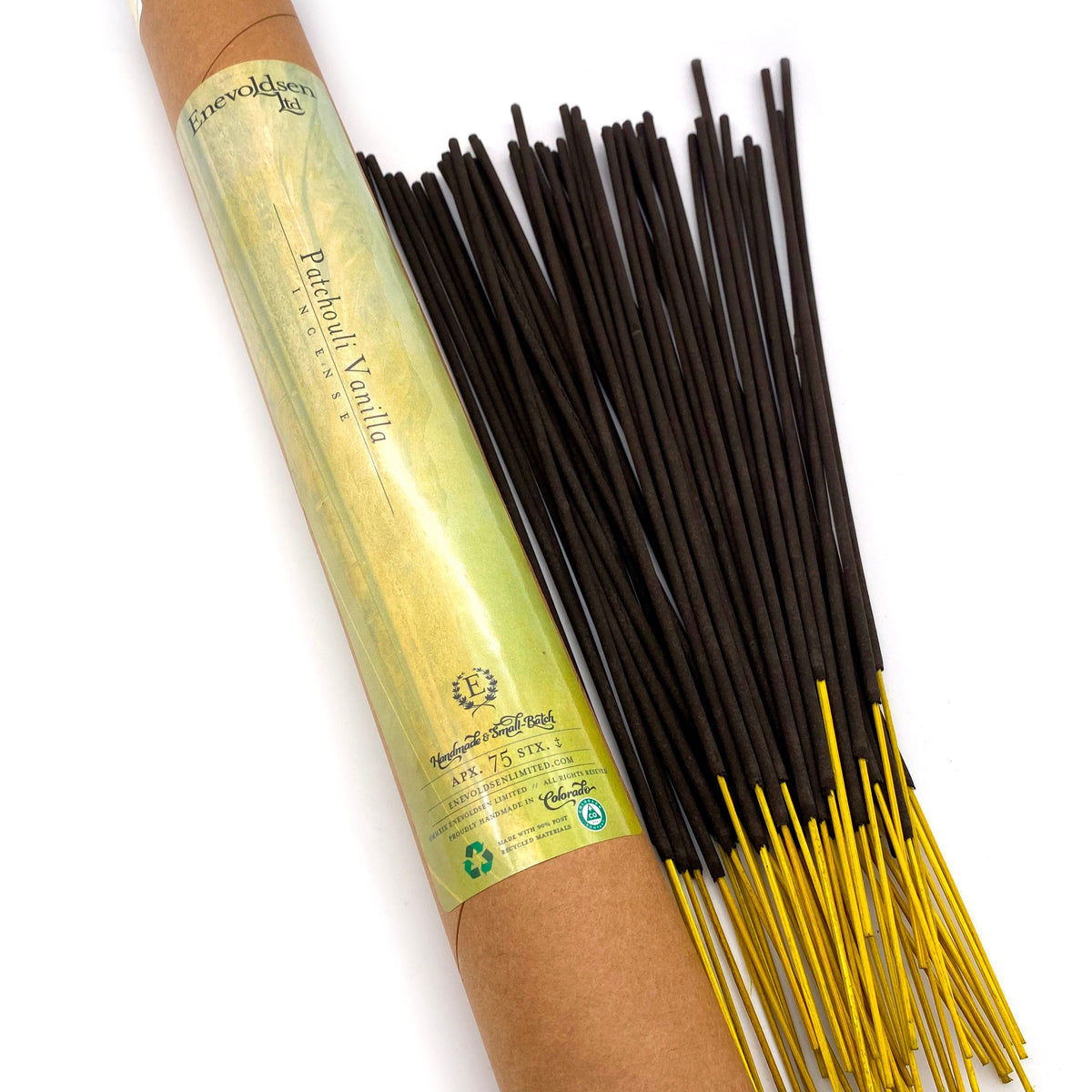 Patchouli Vanilla Handmade Charcoal Incense 75+ sticks – The