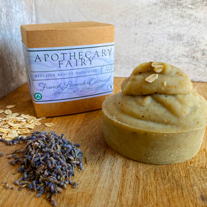 French Lavender Oatmeal Lather Bar 5oz - The Apothecary Fairy