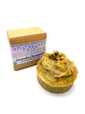 Lavender Chamomile Sensitive Skin Lather Bar 5oz - The Apothecary Fairy