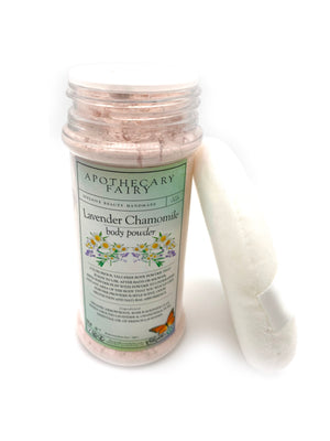 Lavender Chamomile Talc-Free Body Powder- 4oz - The Apothecary Fairy