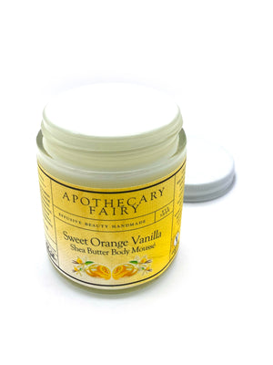 Sweet Orange Vanilla Shea Butter Body Mousse - The Apothecary Fairy