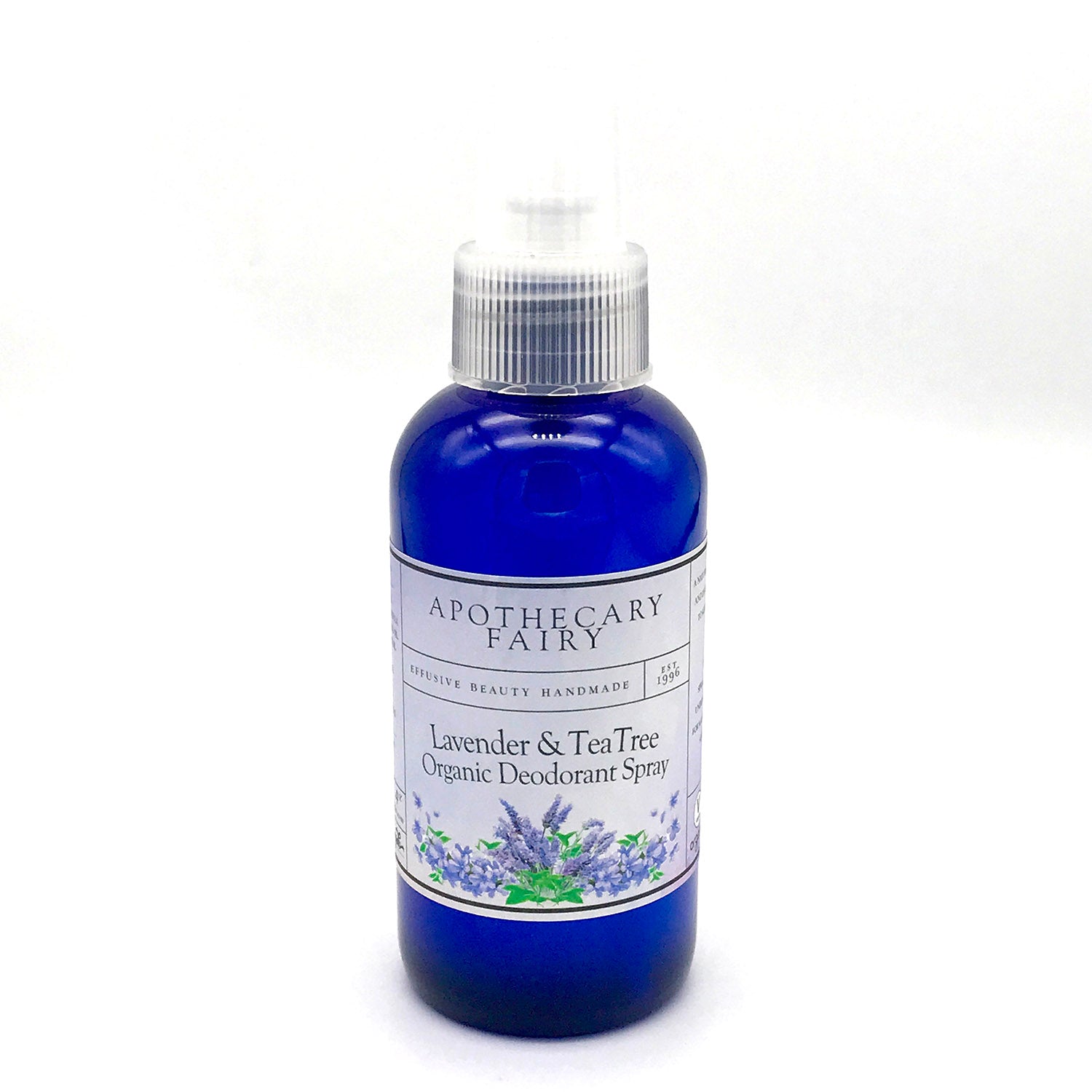 lavender and tea tree oil spray Lavender & Tea Tree Organic Deodorant Spray 4oz – The Apothecary Fairy