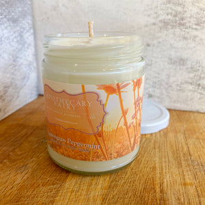 Massage Candle- Lemongrass Peppermint 8oz - The Apothecary Fairy
