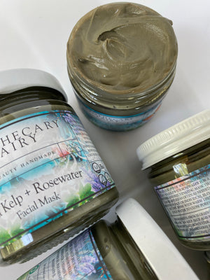 Sea Kelp + Rosewater Facial Mask - The Apothecary Fairy